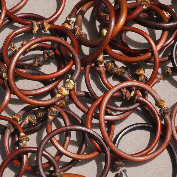 Carefully selected 3pcs100% natural handmade tree root rattan braided bracelet A