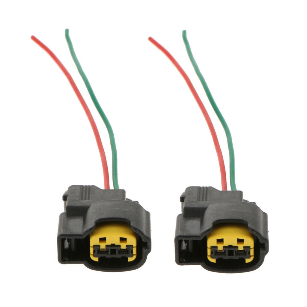 2pcs Ignition Coil Connector Pigtail Plug Harness 2 way