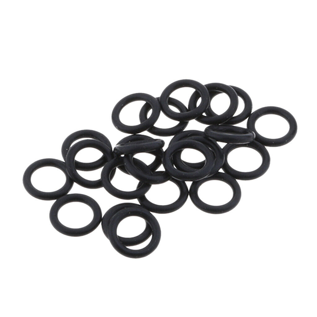 25Pcs Rubber Engine Drain Plug/Oil Pump Cap O-Ring For