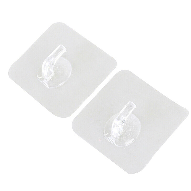 20pcs Strong Self Adhesive Door Wall Hangers Hooks Suction Rack Cup SuckerFCA