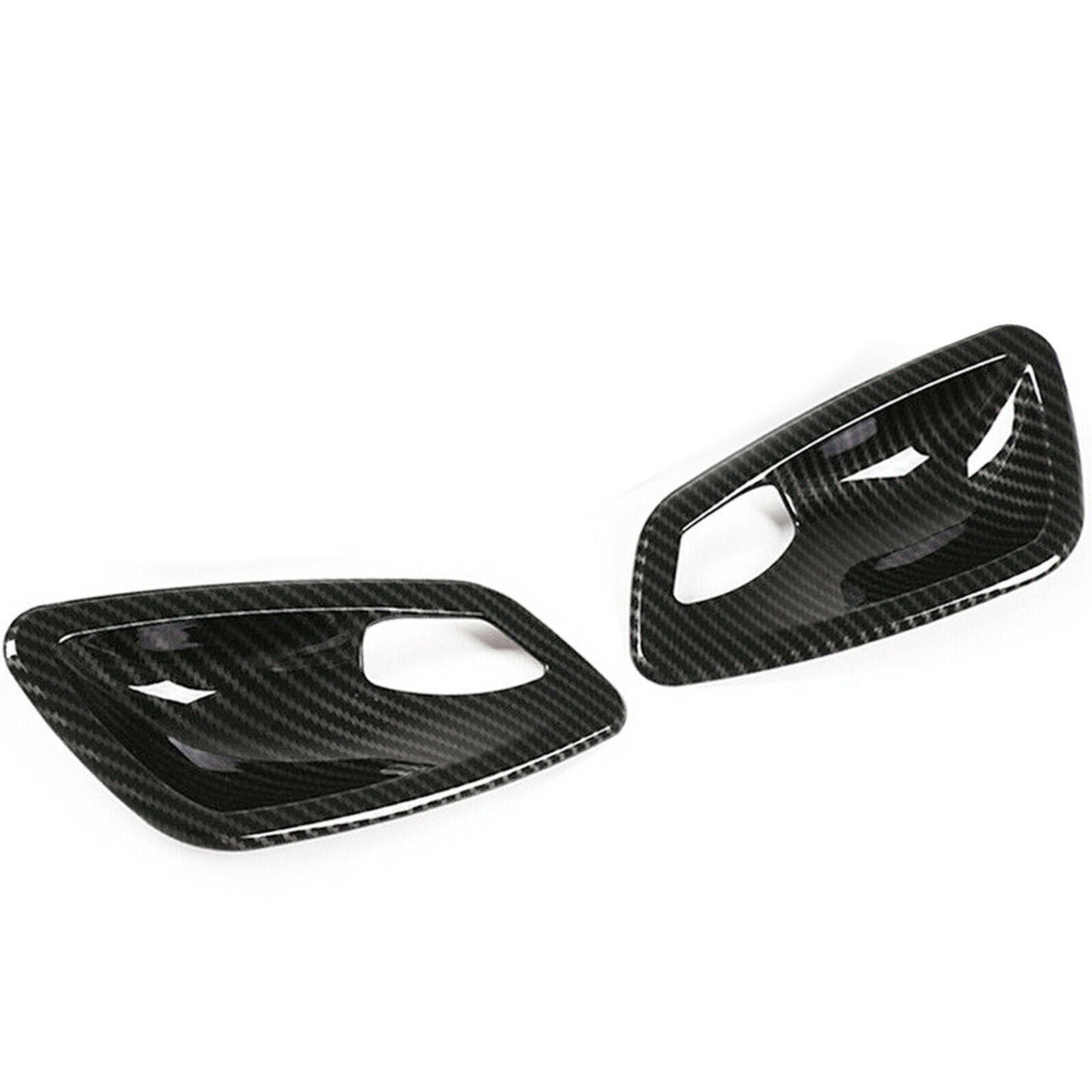 Carbon Fiber Texture Door Handle Bowl Cover Trim For BMW E92 E93 335i M3 2007-13