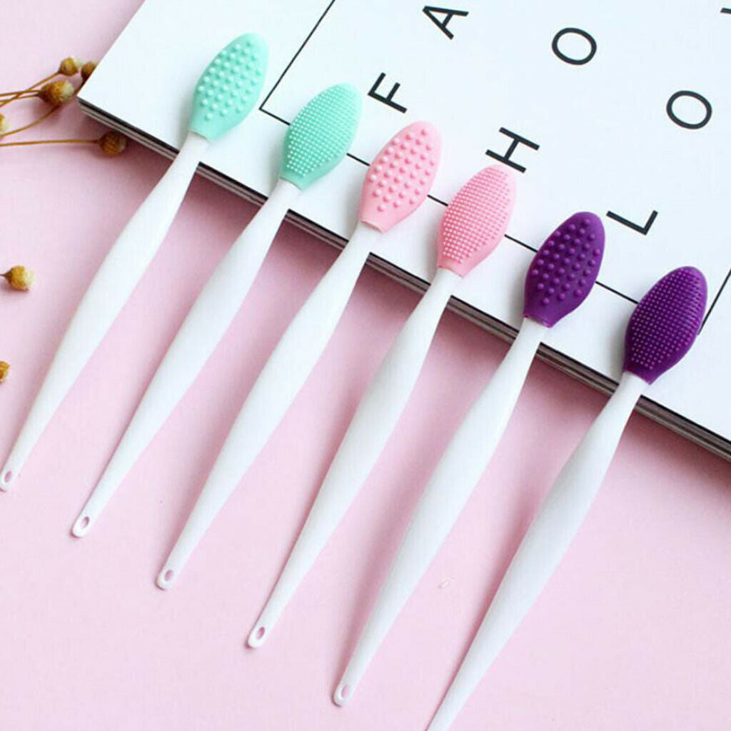 7Pcs Face Clean Wash Nasal Brush Peeling Blackhead Remove Brush Makeup Tools