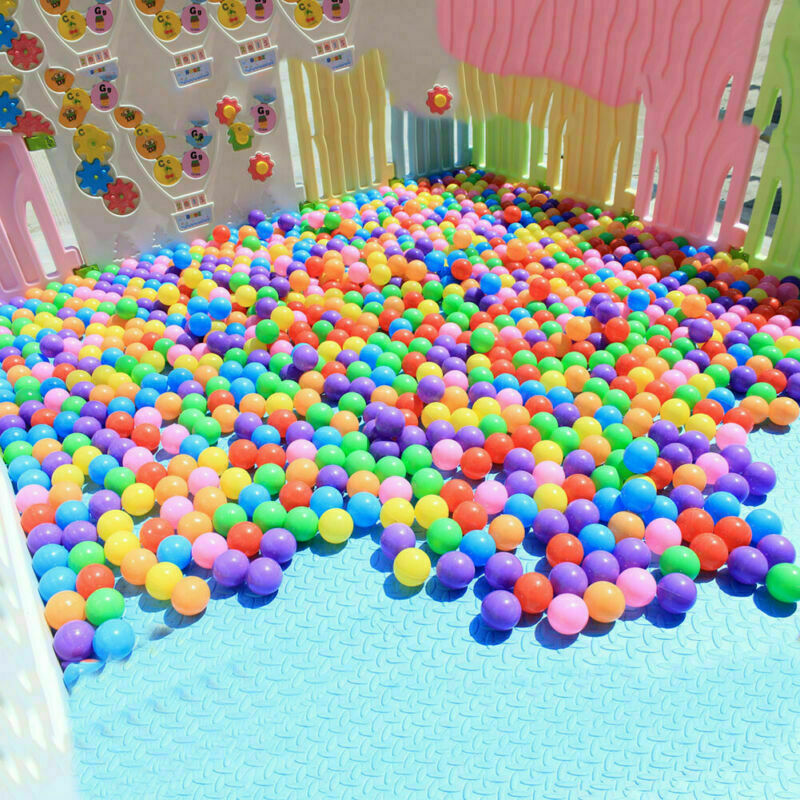 100x Colorfull Soft Plastic Ocean Ball Funny Baby Kids Swim Pit Pool Toys 1.57in