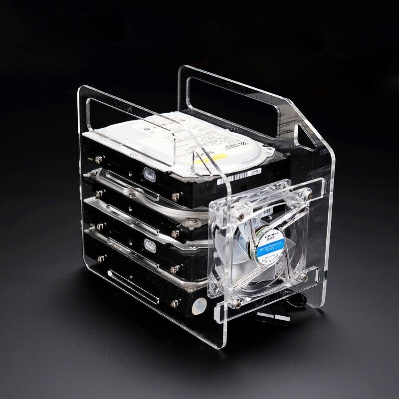 6 Layers Enclosure Disk Bracket Test Bench Case Set Tool Hard Drive 3.5inch HDD