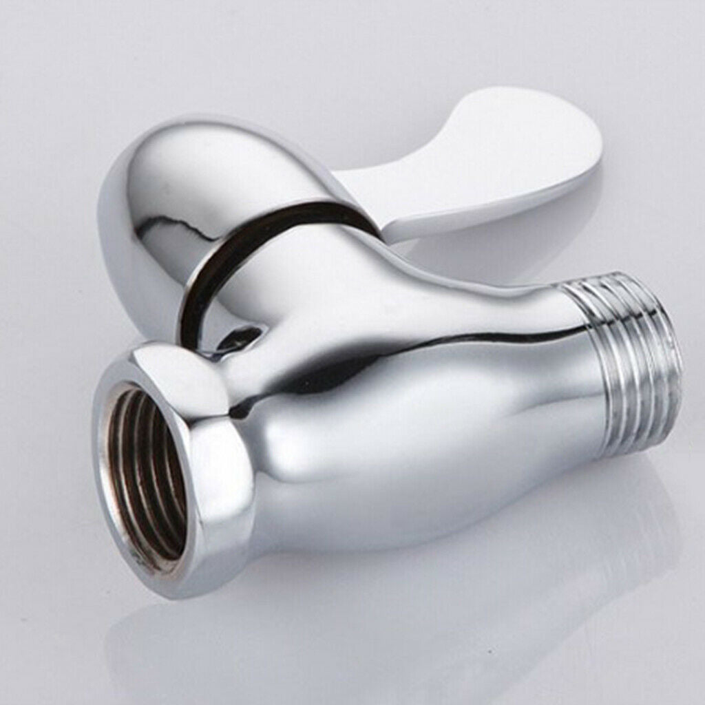 Faucet Shut-off Valve with Handle Lever 1/2" Connector Water Flow Control