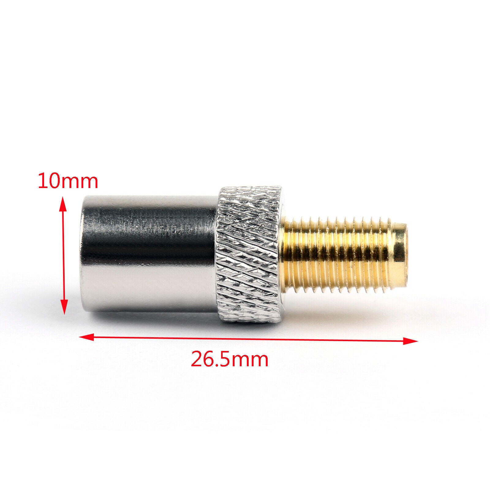 10x SMA Female Jack To TV IEC Male Plug 50Ω Connector RF Coaxial Adapter Copper.