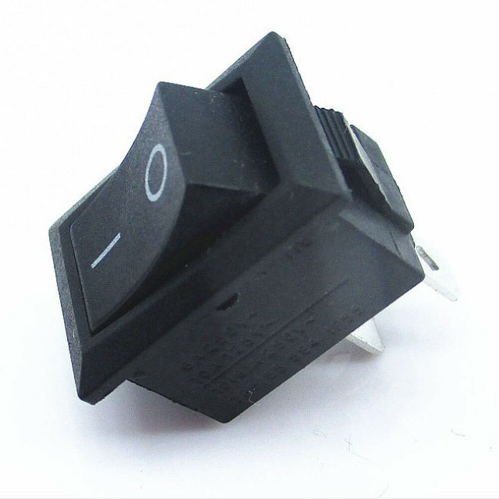10PCS Car Truck Boat Round Rocker 12V 16A 2-Pin ON/OFF Toggle SPST Switches Tool