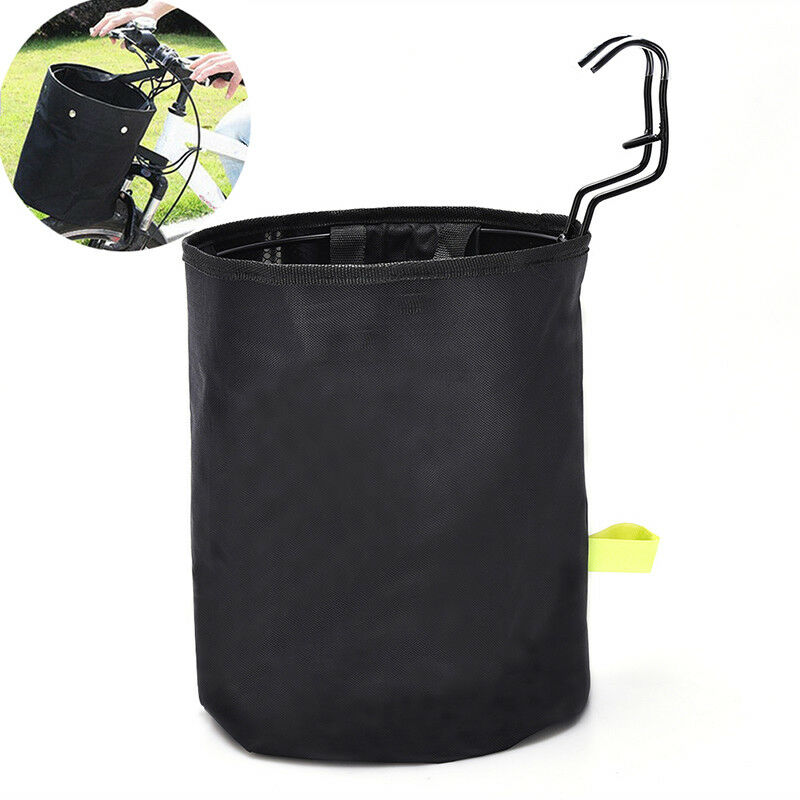 Bicycle Front Basket Carrier Bike Foldable Storage Bag Basket Front Carrier  DD