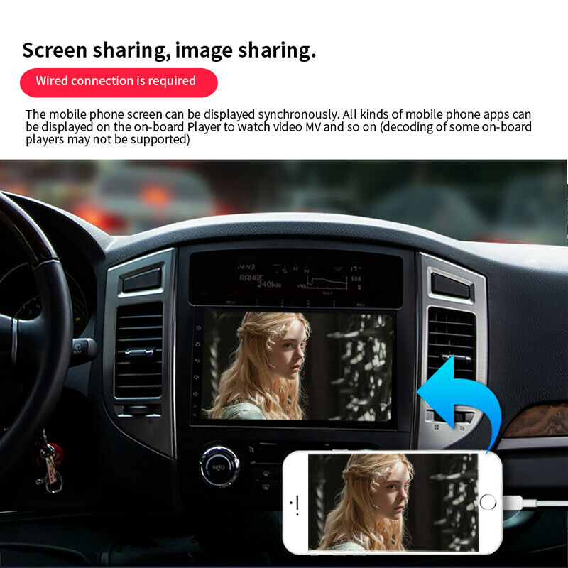 5V USB Dongle Carplay Navi MP5 Head Unit for iOS Android Phone Maps/ Music/ Siri