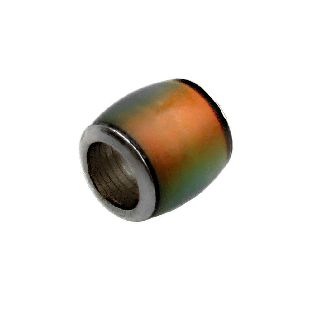 6pcs Loose Barrel Spacers Bead Charms Color Changing DIY Finding Necklace