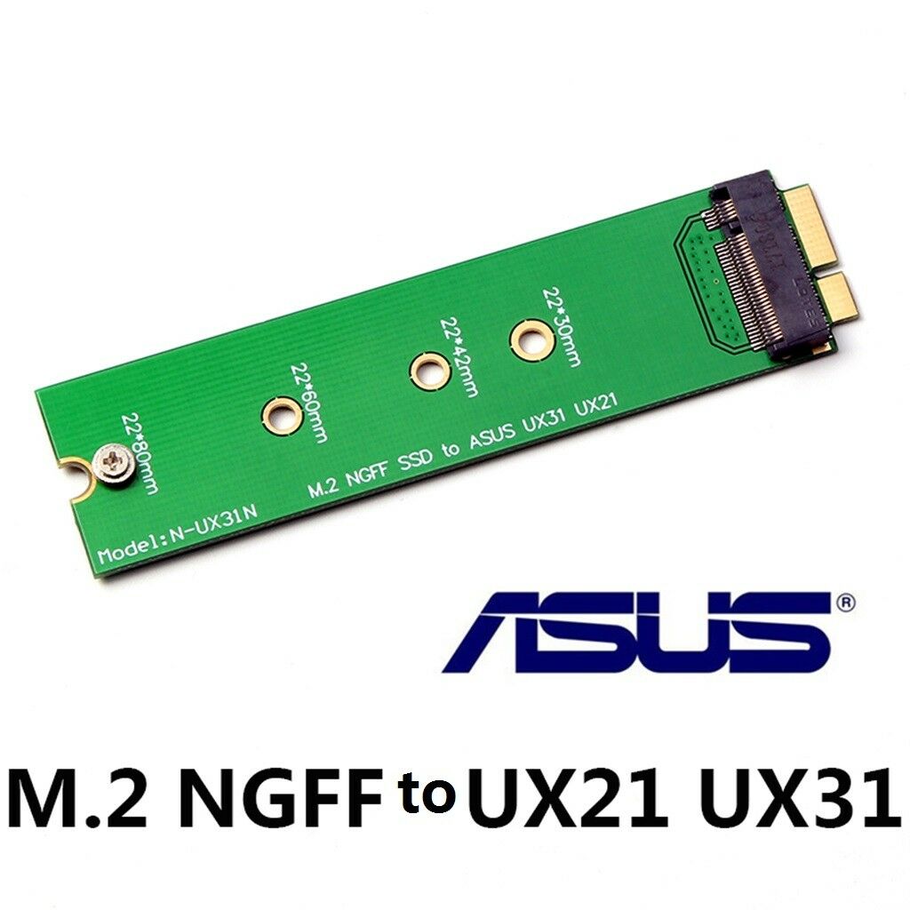 M.2 NGFF SSD To 18 Pin Adapter Card SSD For Asus UX21 UX31 Zenbook 128G 256G SSD