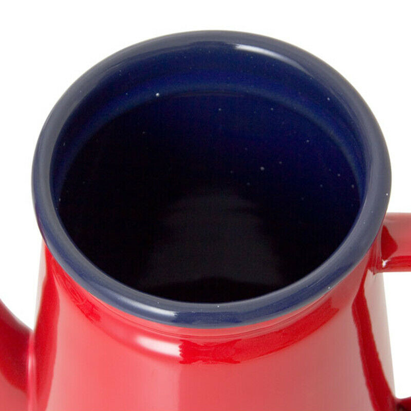 1.1L High-Grade Enamel Coffee Pot Pour over Milk Water Jug Pitcher Barista TeaM1