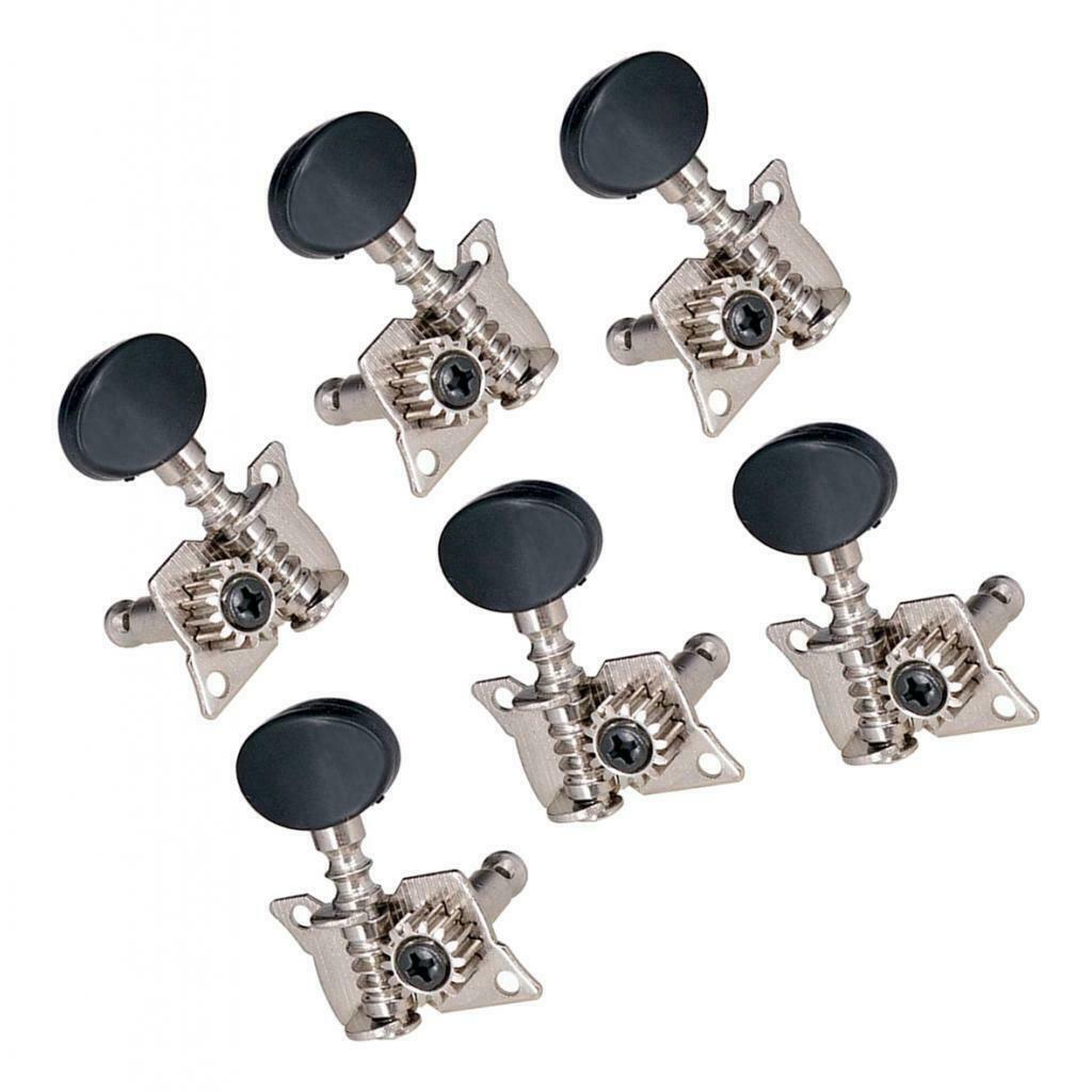 2X Guitar Open 3Right3Left Tuning Keys Tuners Head for Acoustic Guitar Parts