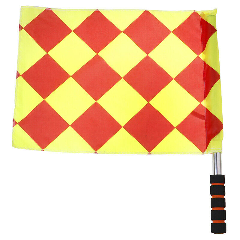 Soccer Referee Flags Professional Fair Play Football Linesman Flags With Bag_DD