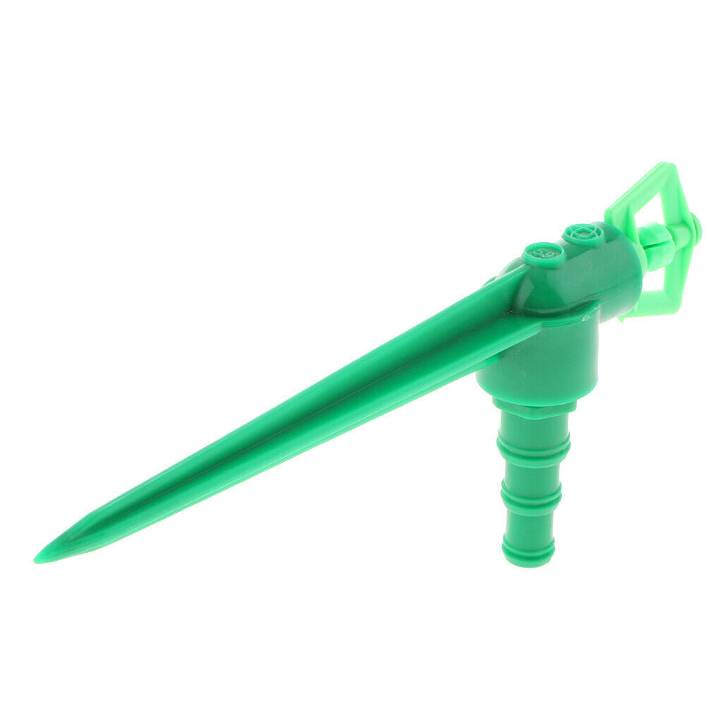 JR6036 Multi Adjustable Lawn Sprinkler on a Spike with Integrated Flow Control,