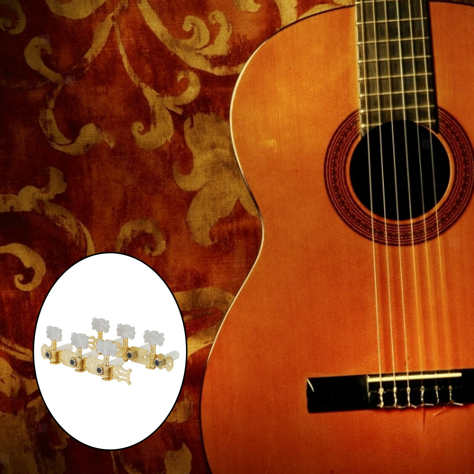 Classic Guitar Tuning Pegs Machine Heads Tuning Keys Tuners Accs Parts