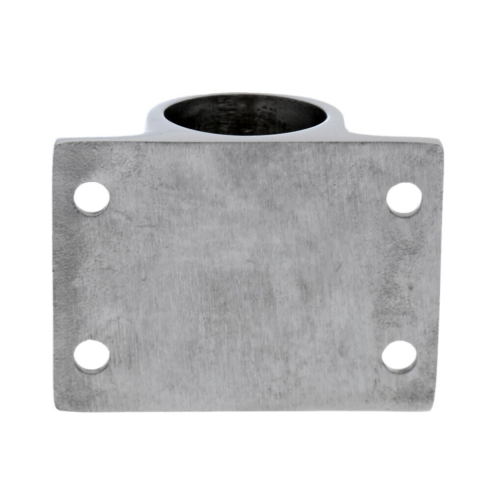 Set of 4 Marine Hand Rail Fitting 90 Degree Rectangle Base for 1" Tube