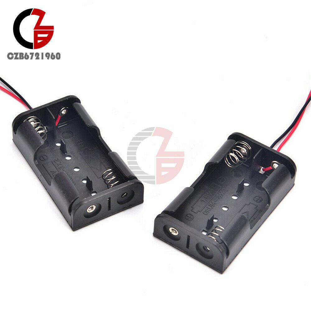 3.7V plastic Battery Holder Box Case DIY For Battery Packs 2x 18650 Cells Cases