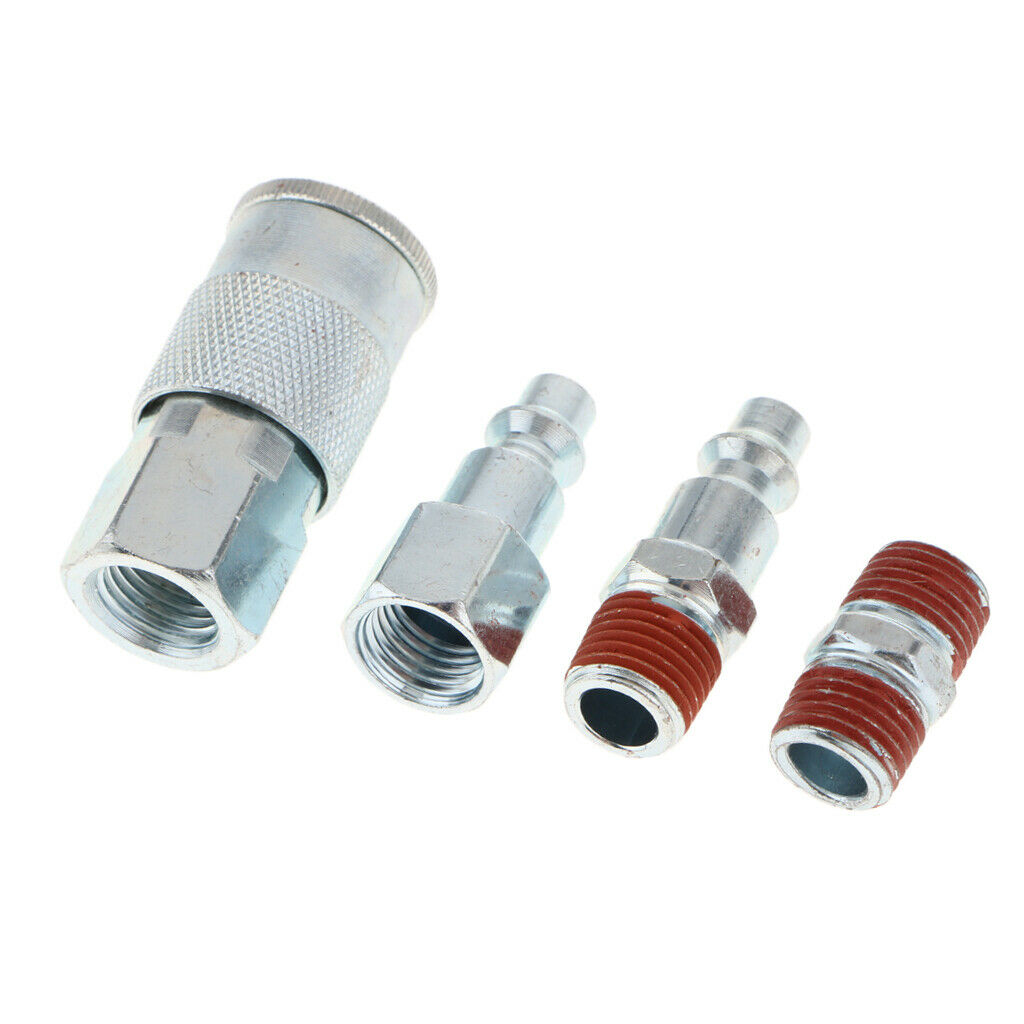 4-part 1/4 "NPT quick-change set for compressed air tools