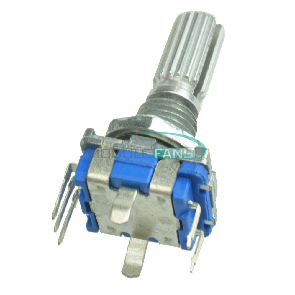 2PCS EC11 Rotary Encoder Audio Digital Potentiometer with Switch Handle 20mm M