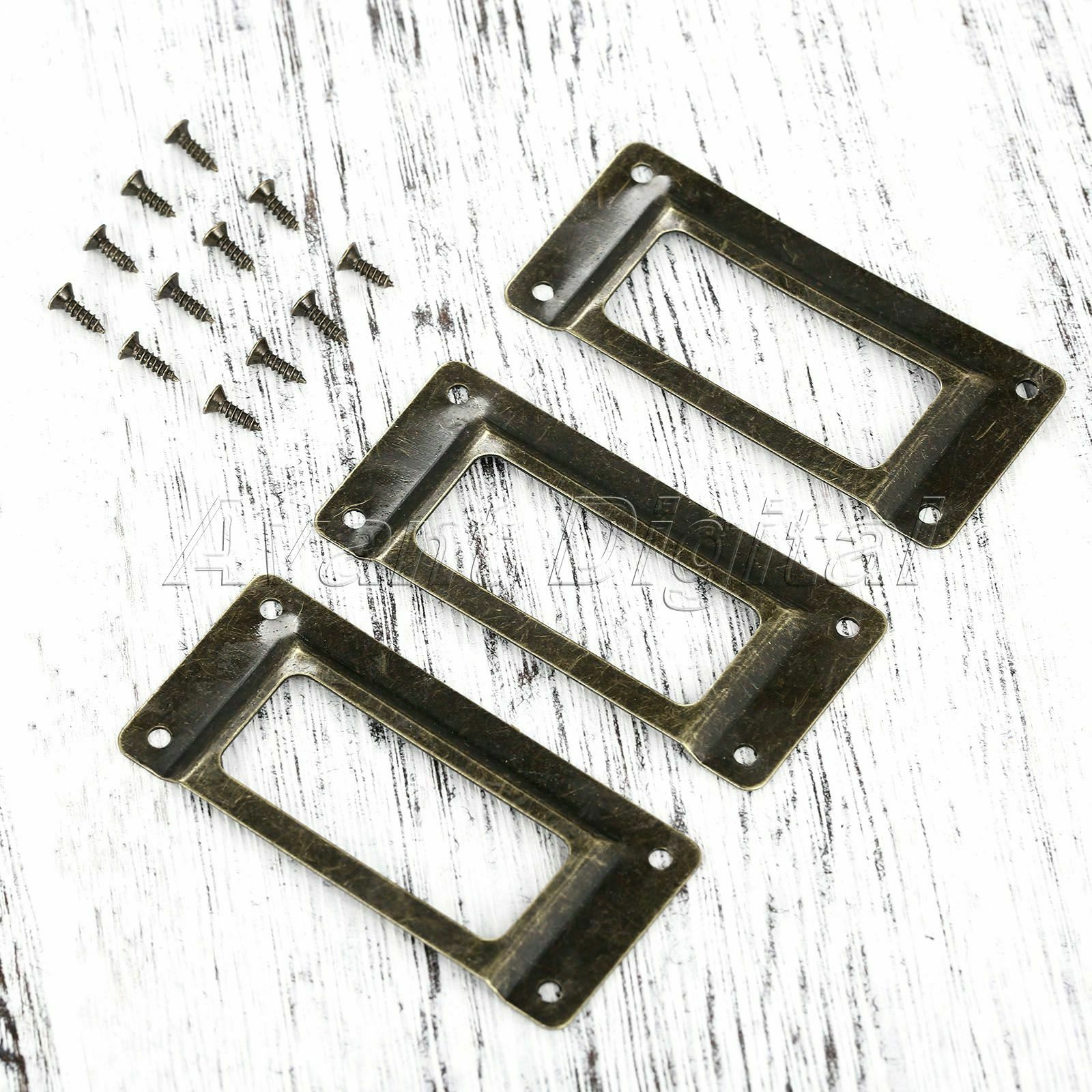 New Drawer Cabinet Frame Label Tag Jewelry Box File Name Card Holders 62mm*39mm