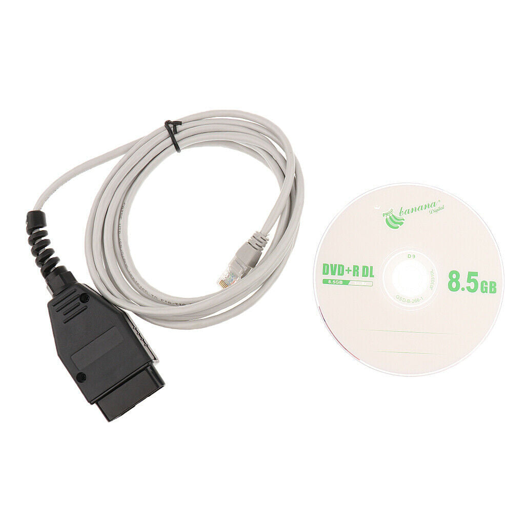 Data Cable ENET Ethernet to OBD Interface E-SYS  Coding for BMW F-series