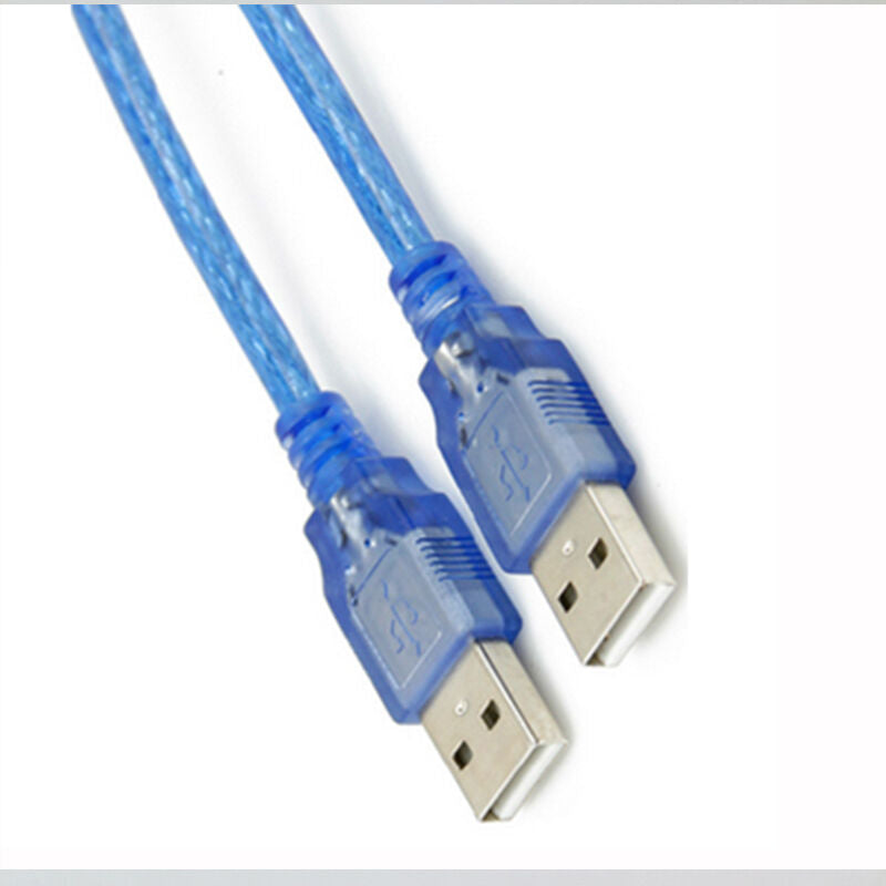 life time USB 2.0 A Male To Male Extension Connector Adapter Cable blue