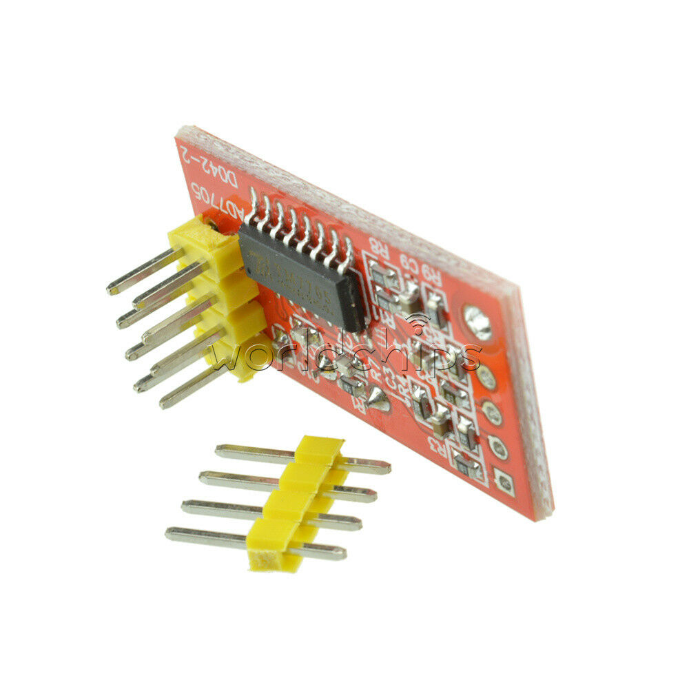 3.3V/5V Dual 16-bit AD7705 Dual 16-bit ADC Data Acquisition Module SPI MCU LM285