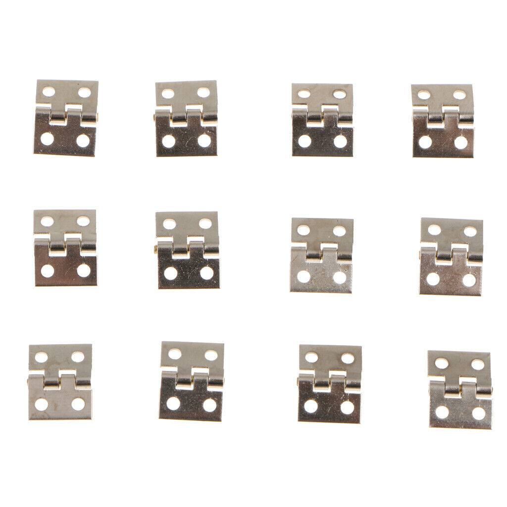 24 Pieces  Hinge Hinges with Screws Set