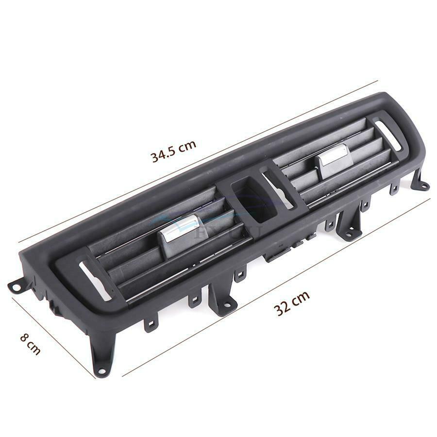 1 Piece Black Car Front Console Grill Dash AC Air Vent For BMW 520i 2010-2016