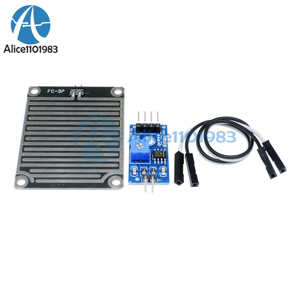 10PCS Raindrops Detection Sensor Modue Rain Weather Module Humidity For Arduino