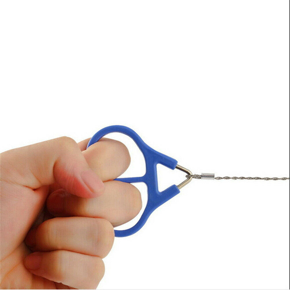 Stainless Steel Outdoor Hiking Camping Wire Saw Emergency Travel Survival Gear