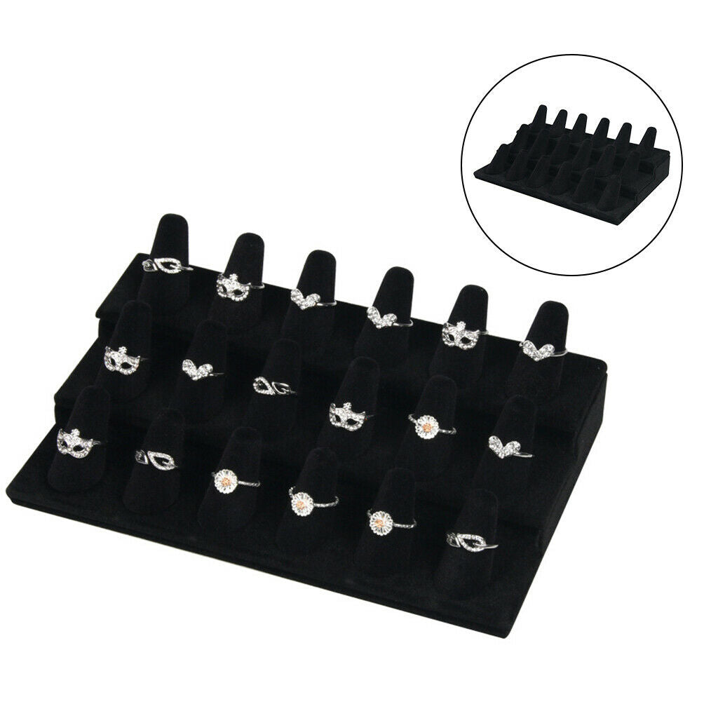 Bracelet Rack + Wooden Ring Display Holder for Bangle Headdress Girl Shows