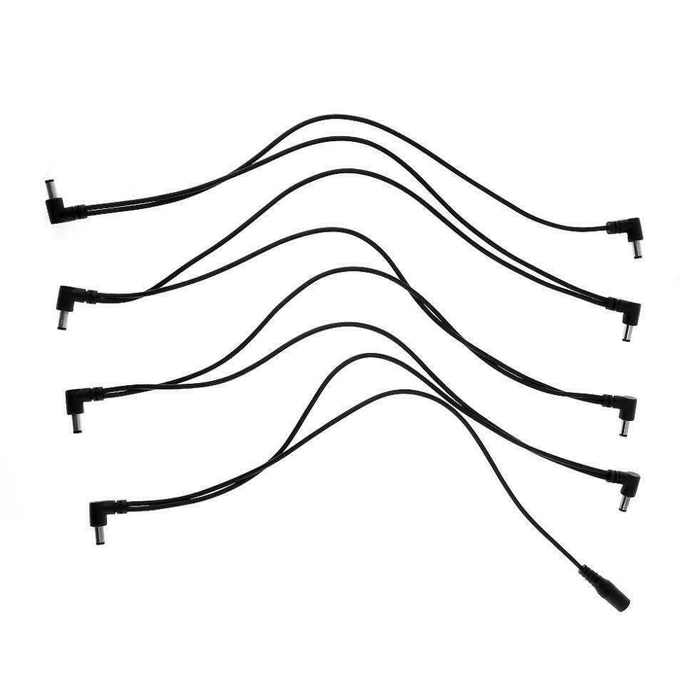 8XWay Electric Guitar Effect Pedal Cables 2.7M Wire Power Supply Cable Splitter