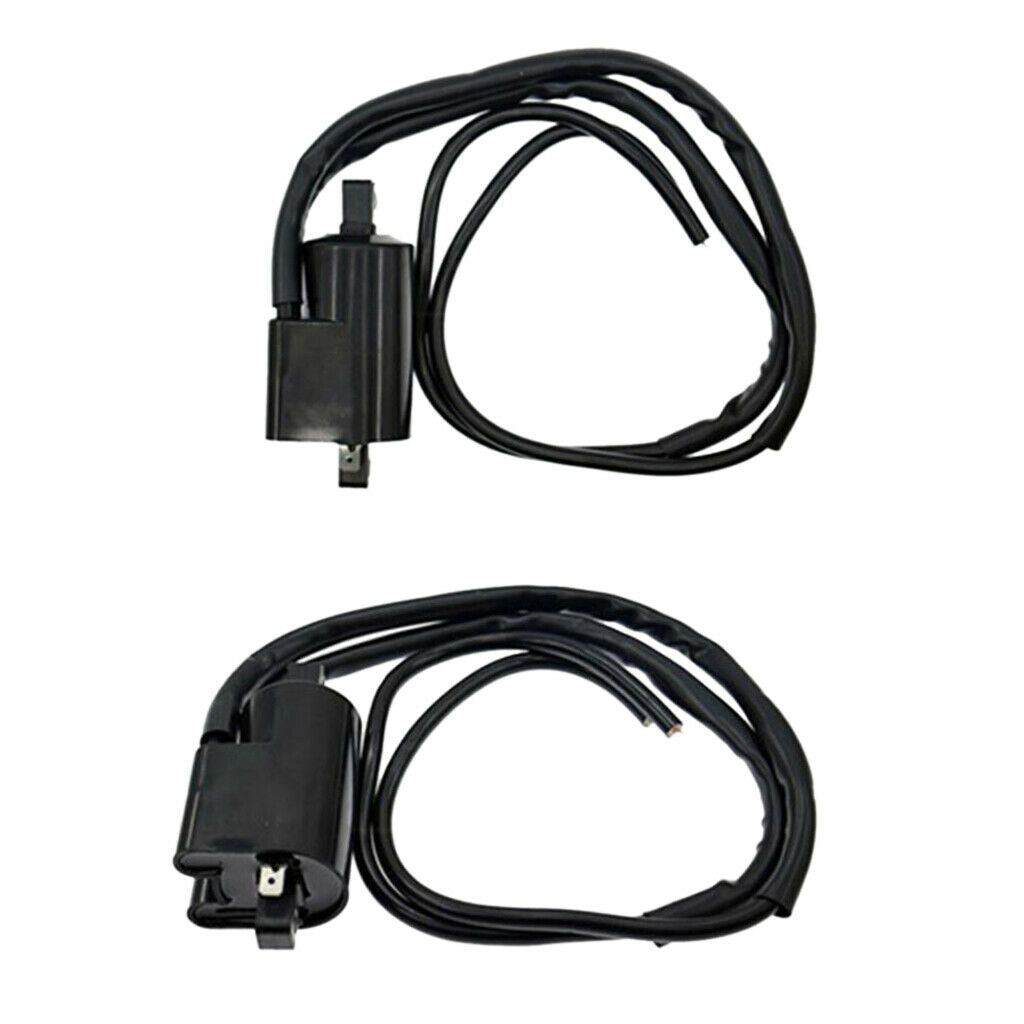 2 Pcs Motorcycle Ignition Coil For for Suzuki Gsf400 Gsf600 Gsf1200 Bla