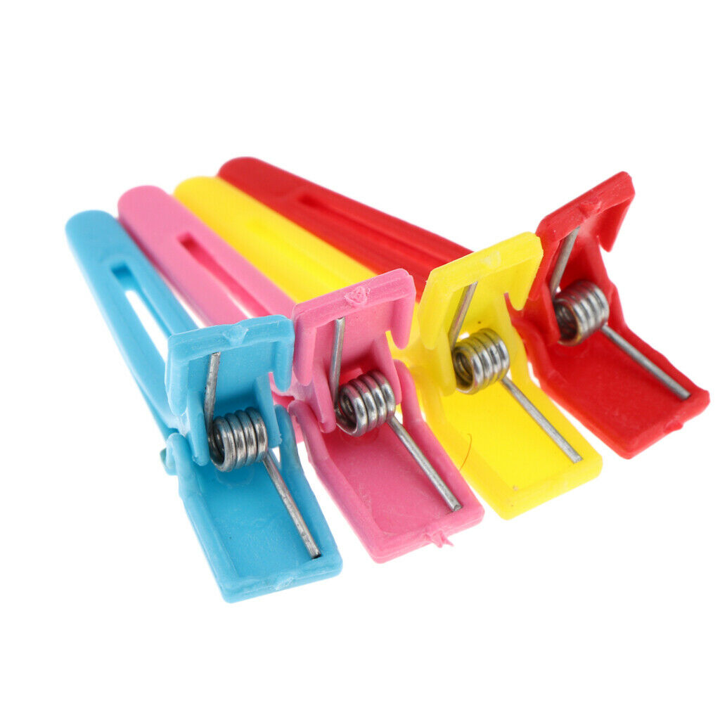 50Pcs Duckbill Hair Clips, Professional Barber Plastic Hairpins Clamps Salon