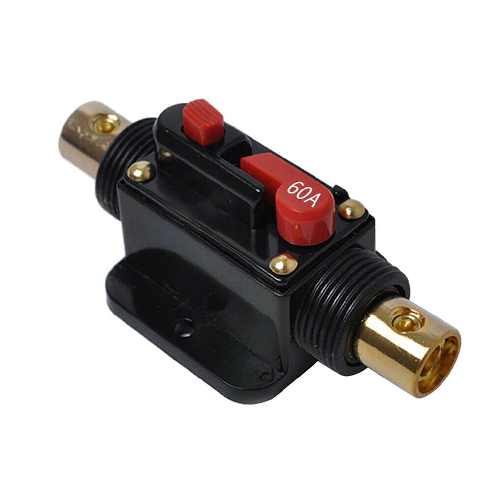 3X 12V Car Auto Audio AGU Fuse 4-8 AWG Inline Circuit Breaker Protection 60A