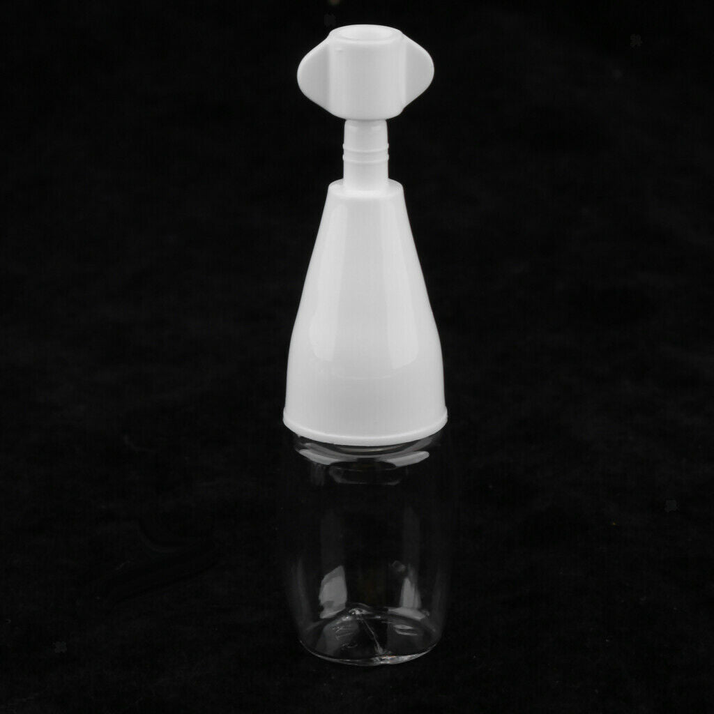 10x Refillable Essential Oil Dropper Bottles Clear Trial Jar Cannings 10ml