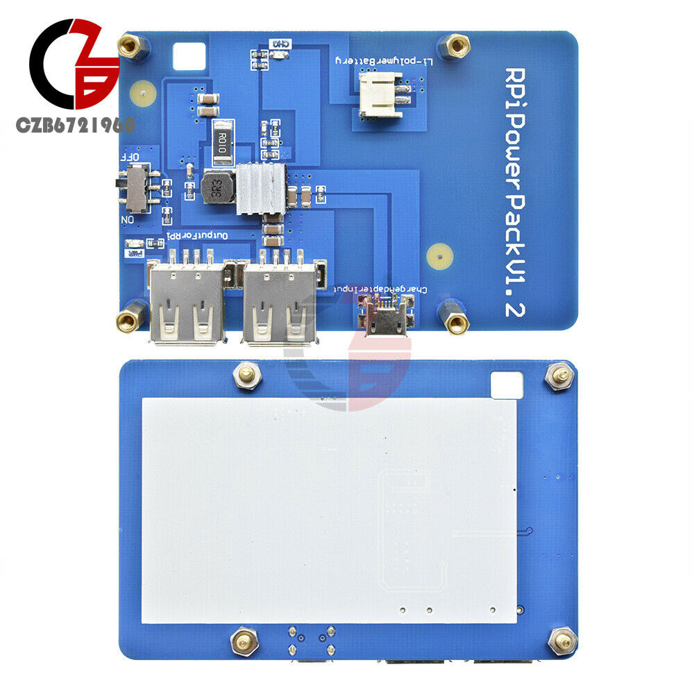for Raspberry Pi3 Lithium Battery PowerPack Expansion Board with Dual USB Output