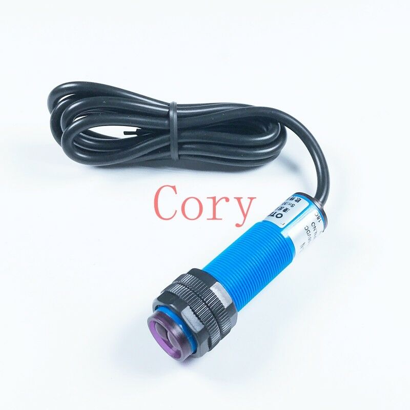 1PCS Inductive Proximity Switch Cylinder Type 3 Wire NPN NO 38mm DC 6-36V Iron