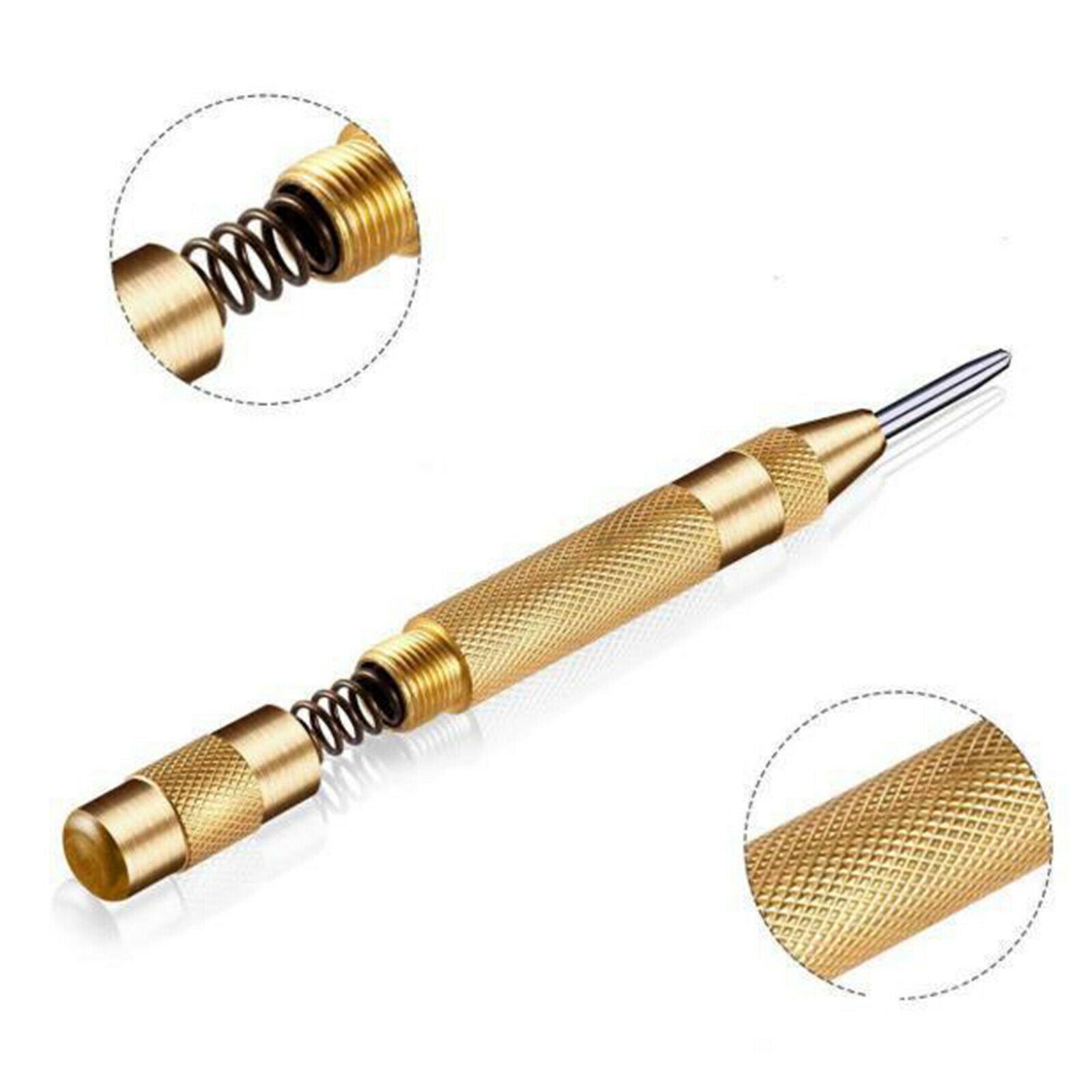 6PCS Titanium Coated Steel Step Drill Hex Shank Set with Aluminum Case