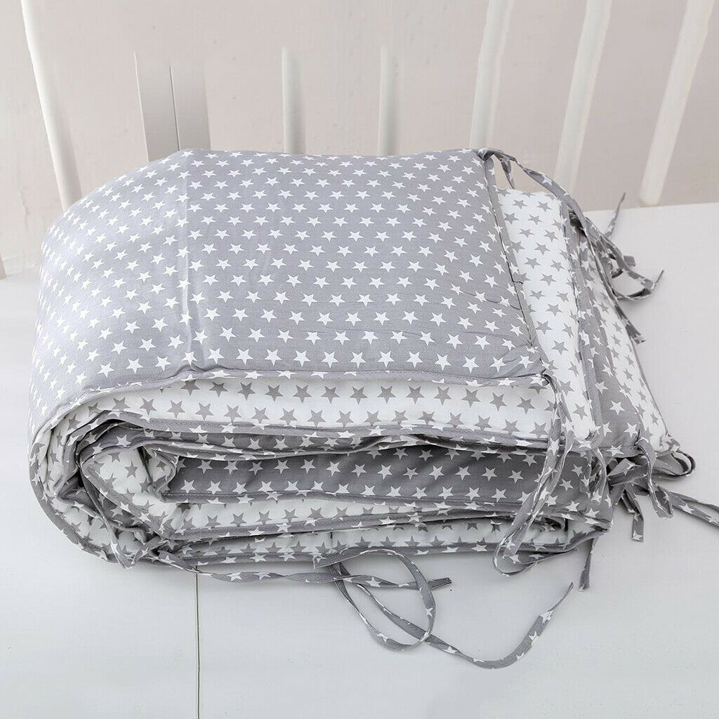 Padded bumper for COT CRIB BABY BED LINEN WITH ROUND CLEANER