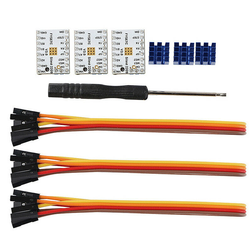 4X(3Pcs Stepping Motor Driver TMC2209 V3.0 Stepsticks Mute Driver 256 MicroN5U3)