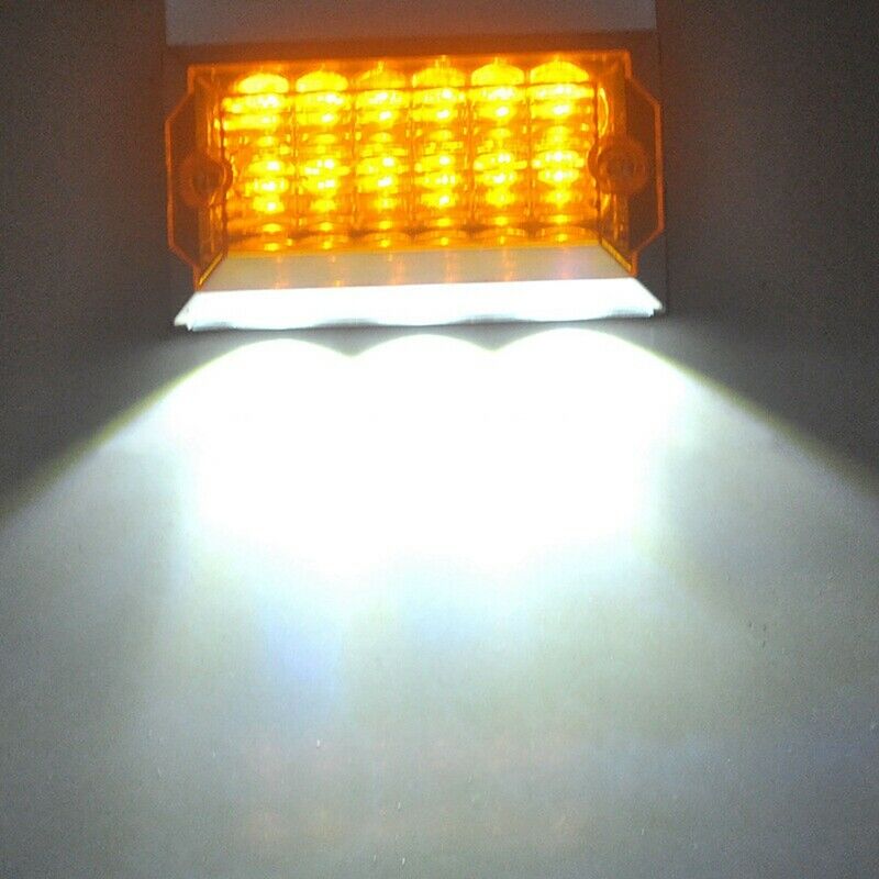2Pcs 24V 15LED Side Light Indicator Light Suitable for Truck Trailer Z6R9