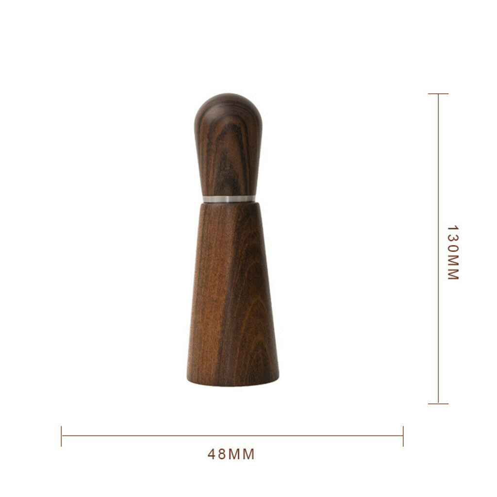 Stainless Steel Coffee Stirrer 4 Needle Type Coffee Tamper with wood Handle