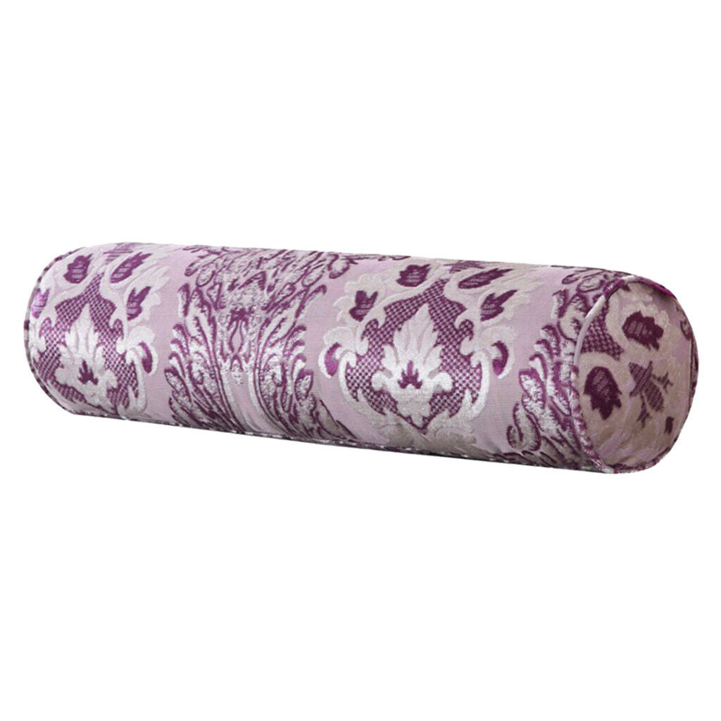 2 Pack Cylinder Roll Pillow Head Legs Lumbar Neck Support Round Cushion 40cm