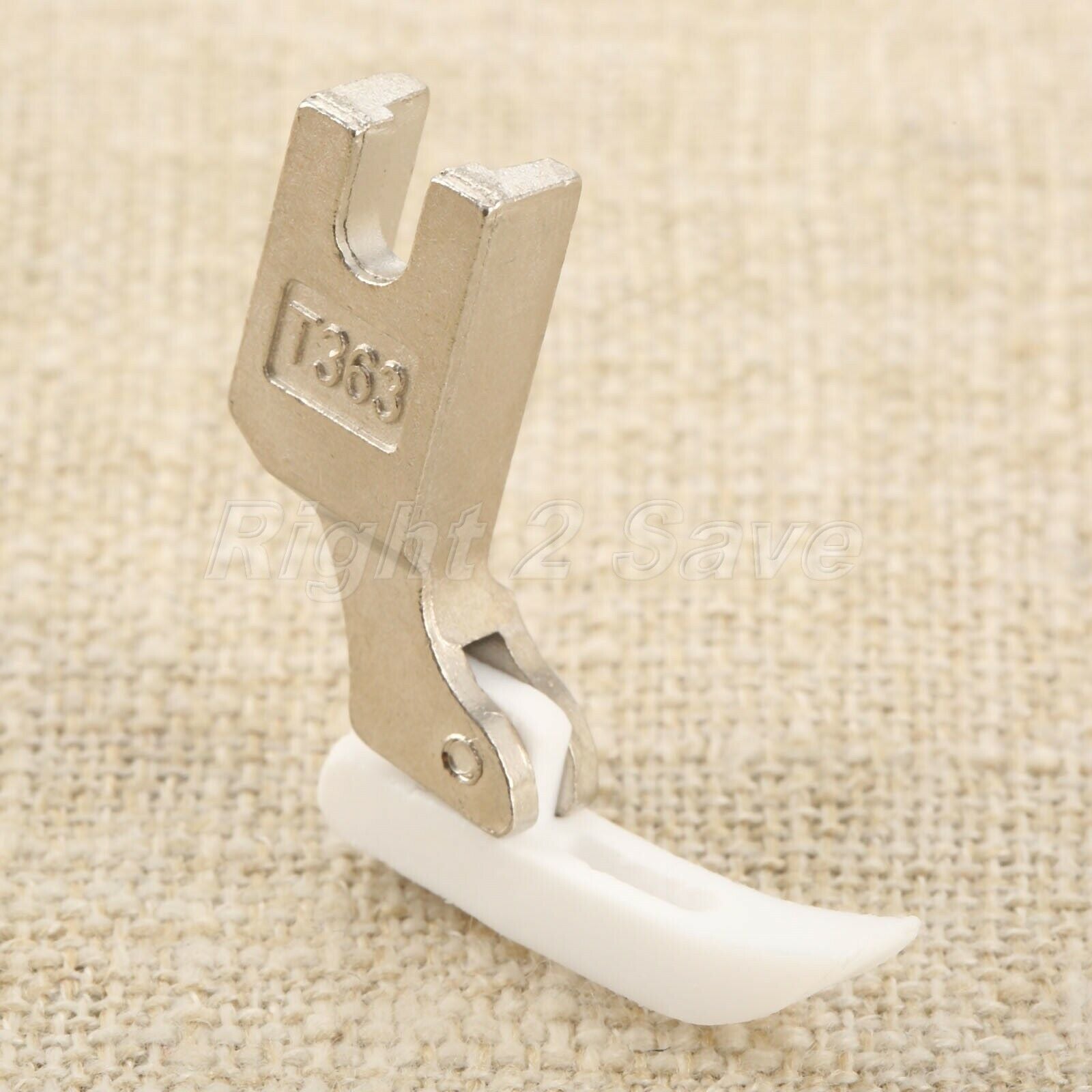2Pcs Teflon T363 Sewing Machine Presser Feet 3cm Flat Wagon Zipper Narrow Foot