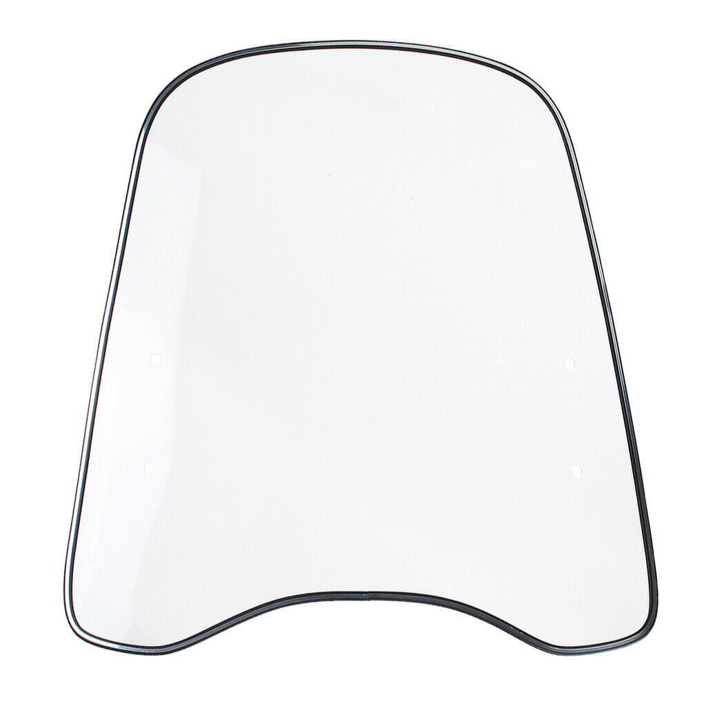 Motorcycle Scooter Transparent Clear Windshield Windscreen Guard Universal