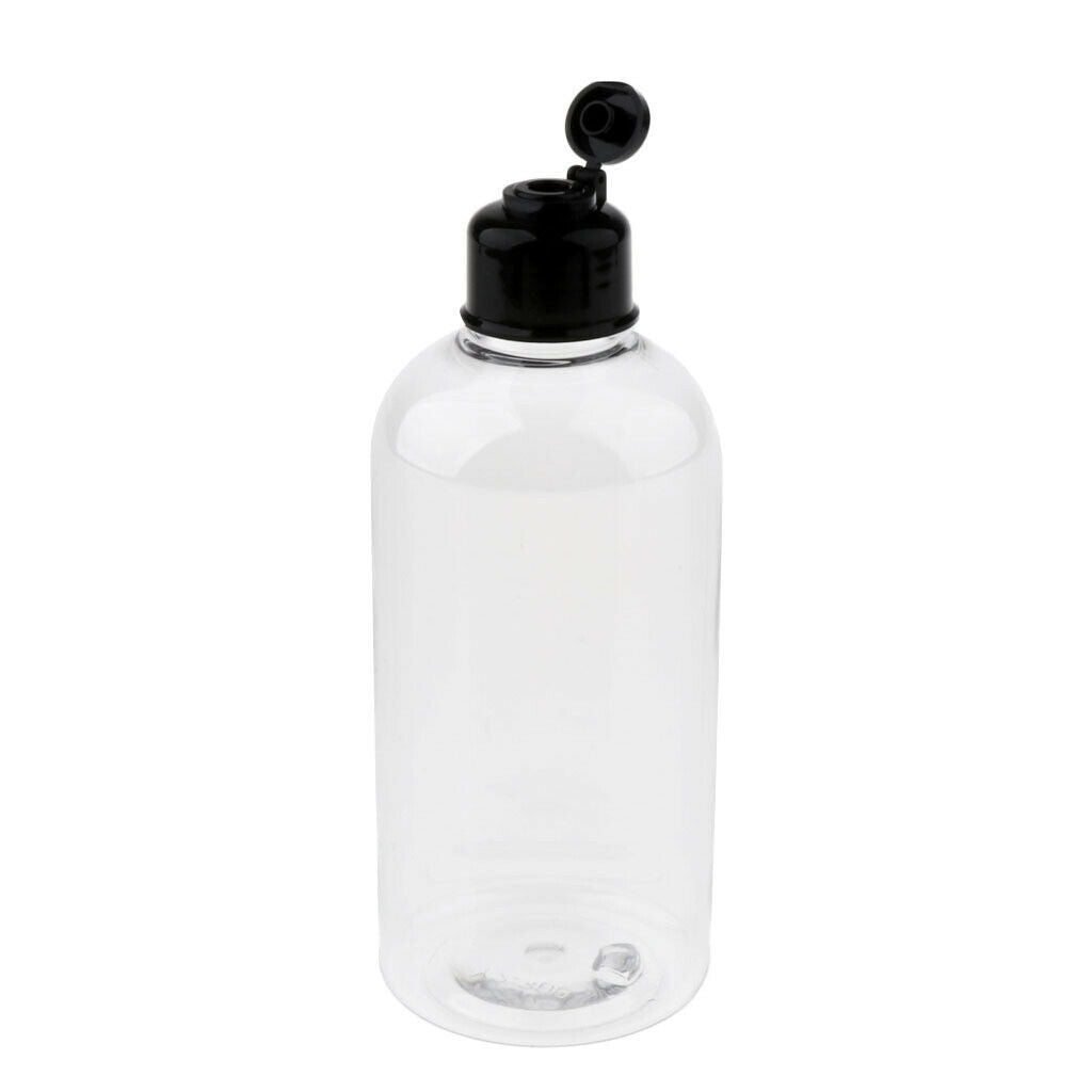10Pcs Refillable 200ml Clear Empty Bottles With Flip   for Shampoo Lotion
