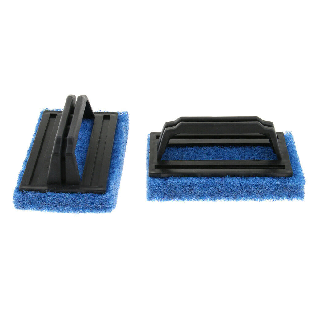 2x Handle Plastic Sponge Cleaning Kitchen Bathroom Bath Brush